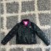 Disney Jackets & Coats | Disney Black Mickey Studded Faux Leather Biker Jacket Size 4 | Color: Black | Size: 4g