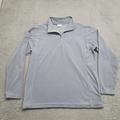 Columbia Jackets & Coats | Columbia Jacket Mens Large Gray Pullover Fleece Outdoors Logo Camp Long Sleeve | Color: Gray | Size: L