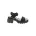 Steve Madden Sandals: Black Shoes - Women's Size 8