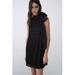Zara Dresses | Nwt Zara Size L Pleated Halter Bow Mini Dress | Color: Black | Size: L