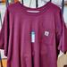 Carhartt Shirts | Carhartt Mens Relaxed Fit Heavyweight Pocket 1889 Graphic T-Shirt, Burgundy, Xxl | Color: Red | Size: Xxl