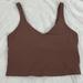 Lululemon Athletica Tops | Lululemon Align Cropped Tank Top Ancient Copper Size 6 | Color: Brown | Size: 6