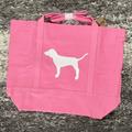 Pink Victoria's Secret Bags | Nwt Pink Victoria’s Secret Canvas Tote Bag | Color: Pink | Size: Various