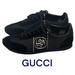 Gucci Shoes | Authentic Gucci Mens Signature Gg Sneakers Sz 11.5 | Color: Black | Size: 11.5