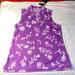 Nike Tops | Nwt- Nike Women Floral Print Sleeveless Golf Polo Shirt Sz Small | Color: Purple | Size: S