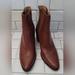 Madewell Shoes | Madewell Style Elspeth Ladies Brown Leather Chelsea Boot 3in Block Heel Pointy T | Color: Brown | Size: 9.5