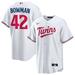 Matt Bowman Men's Nike White Minnesota Twins Home Replica Custom Jersey