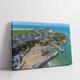 Newquay Harbour and coastline aerial view. Cornwall. Framed Canvas Print. Beach/seascape. Ideal gift. Travel.