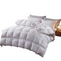 Fashion Soft Goose Down Comforter Duvet Winter Blankets Feather Bed Quilt Blanket Quilted (Color : White, Size : 150x200cm 2kg)