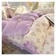 Rose Print Duvet Cover Set, Romantic Ruffle Fashion Girls Bedding 4 Pcs - 1 x Duvet Cover, 2 x Pillow Cushions & 1 x Flat Sheet (Color : 13, Size : 2.0m bed-220x240cm)
