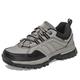 CCAFRET Mens Gym Shoes Hiking Shoes for Men Outdoor Trail Anti-Skid Sports Shoes for Men Breathable Hiking Shoes. (Color : Dark Grey S Gray, Size : 9)