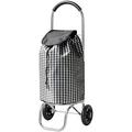 Shopping Cart Lightweight Hard Wearing And Light Weight Microfiber Material Wheeled Shopping Trolley 2 Wheel Lightweight Push Pull Luggage Trolley