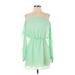 TOBI Casual Dress: Green Dresses - Women's Size Small