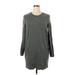 Athleta Casual Dress - Sweater Dress: Gray Dresses - Women's Size X-Large