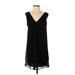 Madewell Cocktail Dress - Shift: Black Stars Dresses - Women's Size 0