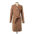 MICHAEL Michael Kors Wool Coat: Brown Jackets & Outerwear - Women's Size Medium