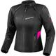 SHIMA Rush 2.0 waterproof Ladies Motorcycle Textile Jacket, black-pink, Size L for Women