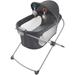 Baby Crib Soothing View Projection Bassinet Portable Cradle with Lights Music Vibrations & Slim Fold, Pencil Strokes