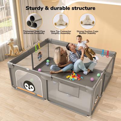 Baby Playpen for Babies and Toddlers, 71 x 59 inch...