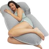 Pregnancy Pillows, U-Shape Full Body Pillow Removable Jersey Cotton Cover Pregnancy Pillows,Maternity Pillow and Pregnancy