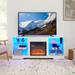 TV Stand Electric Fireplace TV Stand w/Shelves,3D Fireplace TV Stand