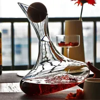 Rotwein Dekan ter kreative 1500ml Kristallglas Rotweine Weine Whisky Weine Wein schnell Wasserfall