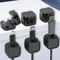 Uting T-Support de câble magnétique 2/4/6 pièces porte-câble adhésif organisateur clip de