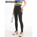 BIVIIncome OS-Leggings de sport taille haute pour femme pantalon amincissant pantalon de fitness