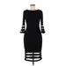 Calvin Klein Cocktail Dress - Midi: Black Dresses - Women's Size 6