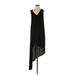BCBGMAXAZRIA Casual Dress - High/Low: Black Dresses - Women's Size 2X-Small