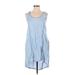 Michael Stars Casual Dress - High/Low: Blue Dresses - Women's Size X-Small