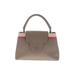 Louis Vuitton Leather Shoulder Bag: Gray Color Block Bags