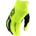 Troy Lee Designs SE Pro Solid Motocross Gloves, black-yellow, Size L