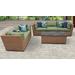 Laguna 6 Piece Outdoor Wicker Patio Furniture Set 06p in Cilantro - TK Classics Laguna-06P-Cilantro