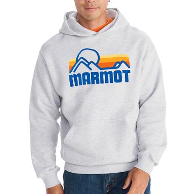 Marmot Men's Coastal Hoodie (Size M) Light Grey Heather, Cotton,Polyester