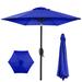 Arlmont & Co. Keven 7.5Ft Heavy-Duty Outdoor Market Patio Umbrella W/Push Button Tilt, Easy Crank Lift Metal | Wayfair