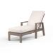 Sunset West Laguna Chaise Lounge w/ Cushion Metal in Brown/Gray | Outdoor Furniture | Wayfair SW3501-9-5404