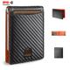 Fold Rfid Blocking Wallet With Money Clip, Pu Leather Minimalism Credit Card Holder For Men And Women