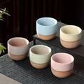 1pc, Boho Teacup, 120ml/4oz Ceramic Tea Cup, Exquisite Kung Fu Tea Cup, Summer Winter Drinkware, Home Decor, Room Decor