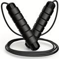 1pc Adjustable -free Jump Rope - Rapid Speed, Non-slip Foam Handle, Perfect For Fitness, Sports, Home Gym & !