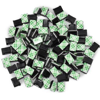 TEMU 100pcs Self Adhesive Cable Clips, Cable Management Wire Cord Holder Image