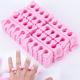 50pcs Nail Art Toes Separators Fingers Foots Sponge Soft Gel Uv Tools Polish Manicure Pedicure