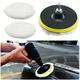 7pcs Industrial Polishing Kit Polishing Pads Car Waxing Sponge Disc Wool Wheels Car Paint Care Car Gadgets