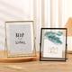 1pc Floating Picture Frame, Acrylic Glass Photo Frame With Pull-out Stand, Tabletop Display Picture Frame Set For Christmas, Family, Wedding