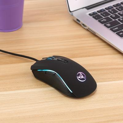 Rainbow Glowing Gaming Mouse, E-sports Wired Mouse, 4 Gears Adjustable Dpi, High 3200dpi, Easy To Win.