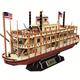 3d Puzzle Vessel Ship Models Toys Building Kits 142 Pcs Us Worldwide Trading Mississippi Steamboat