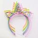6pcs Unicorn Hair Band For Birthday Party Decorations Favors Supplies Party Dress, Birthday Party Decoration Supplies