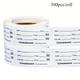 1 Roll, 125pcs/300pcs/500pcs, Food Labels For Catering Food Date Storage Labels 1 X 2 Inch, 1 X 3 Inch, Blank Labels For Food Containers Food Labels Stickers, Freezer Labels, Bottle Labels