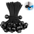 10/50pcs Heavy Duty Bungee Cords With Ball For Secure Tie-downs, Ideal For Shelter, Gazebo, Camping, Tent, Cargo