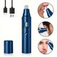 Usb Rechargeable Electric Nose Hair Trimmer, Men's Ear And Nose Trimmer, Painless Eyebrow And Facial Hair Removal Device, Nose Hair Shaver For Women And Men